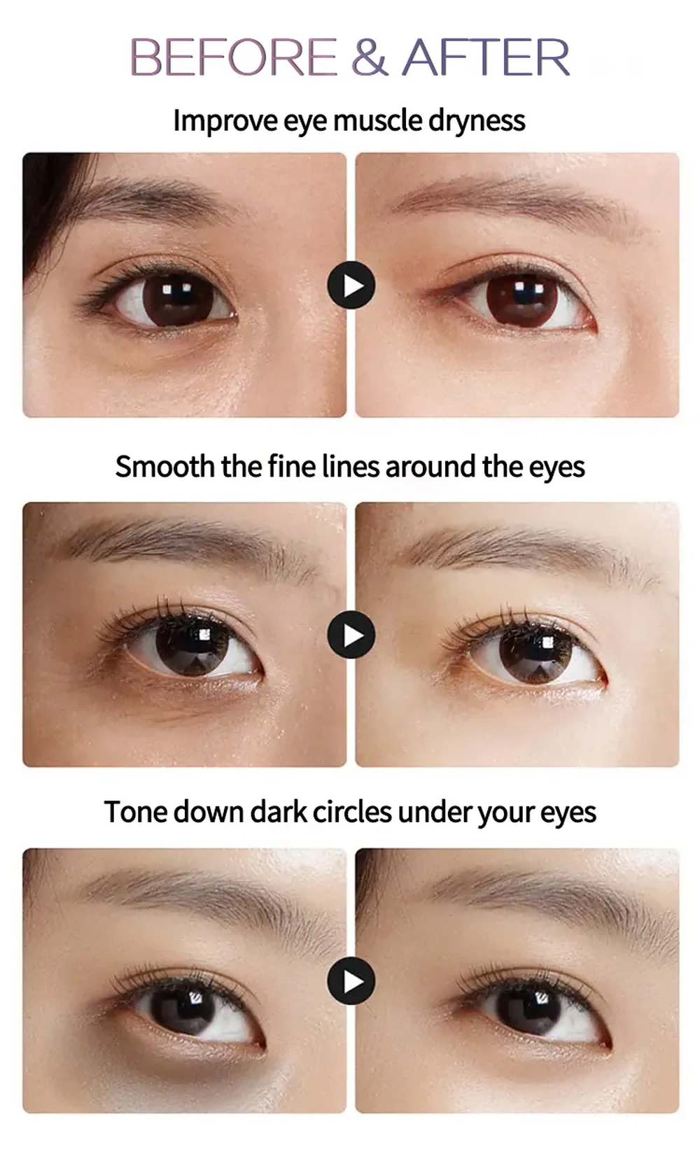 Brightening eye mask Brightening eye mask