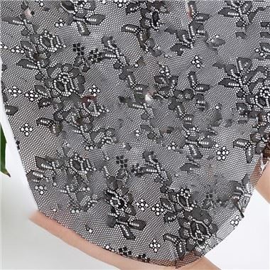 Чорна мереживна гідрогелева маска для обличчя